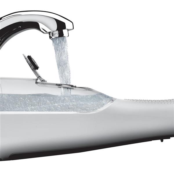 Auffüllen des Wassertanks – Weiße WF-03 Cordless Freedom Munddusche