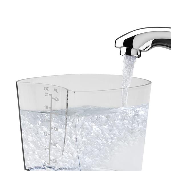 Auffüllen des Wassertanks – Schwarze WP-662 Ultra Professional Munddusche